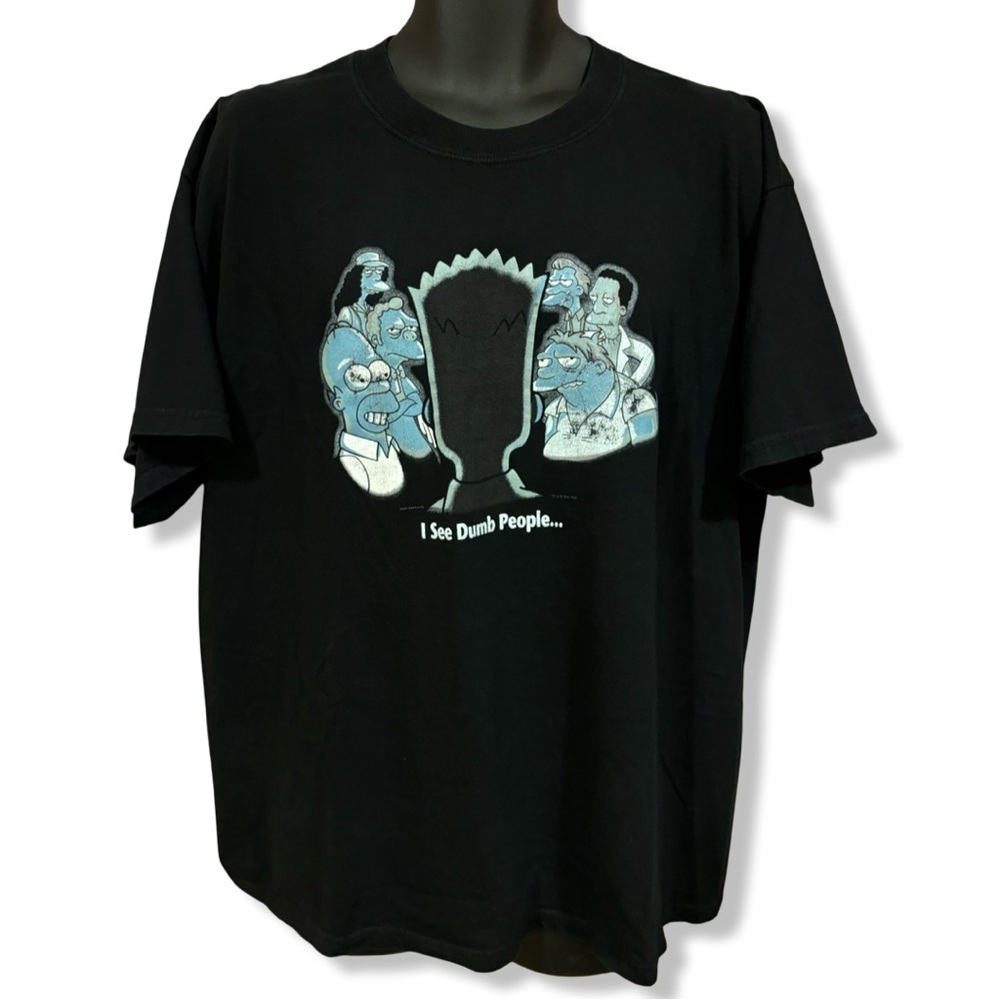 Vintage 2001 The Simpsons “I See Dumb People” T-Shirt
